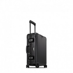 Rimowa Topas Stealth cabine aluminium noir mat 55 cm - 4 roues - 32 litres