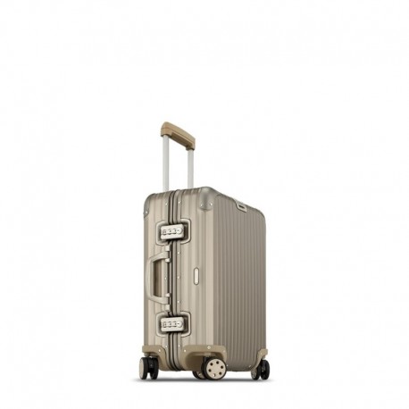 Rimowa Topas Titanium cabine business aluminium 56 cm - 4 roues - 45 litres