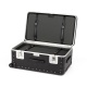 FPM Bank Trunk aluminium caviar black 75 cm - 96 litres