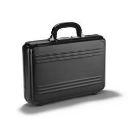 ZERO HALLIBURTON Pursuit Attaché case S aluminium noir mat 10 litres