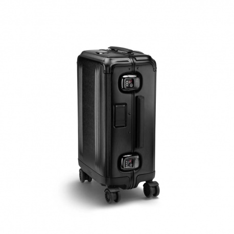 ZERO HALLIBURTON Pursuit - Valise Cabine Internationale aluminium noir mat 55 cm - 32 litres